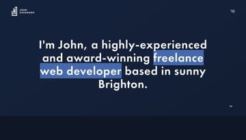 John Kavanagh - Freelance Front-End Web Developer, Brighton, London & Remote