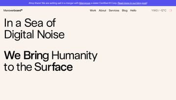 Manoverboard | Design for Change: Websites, Branding and Digital Strategy