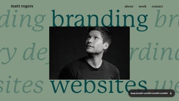 Matt Rogers | Web designer | Creative Director