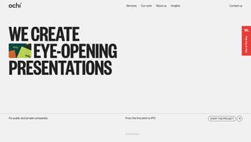 OCHI - Presentation design agency