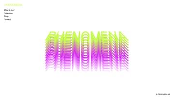 PHENOMENA